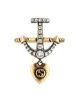 Image 1 of Gucci Anchor & Heart crystal-embellished ring