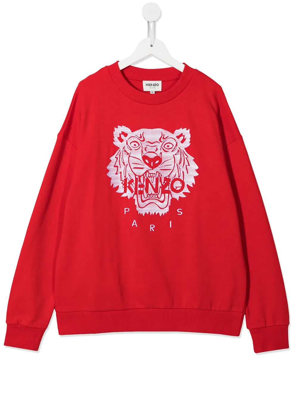 фото Kenzo kids толстовка с вышивкой tiger