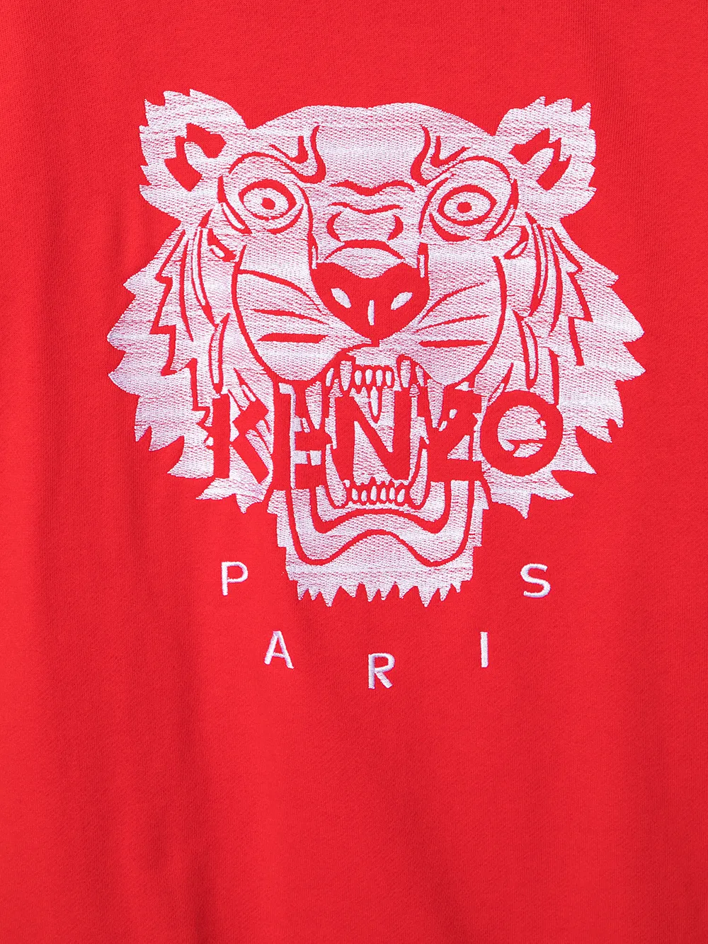 фото Kenzo kids толстовка с вышивкой tiger