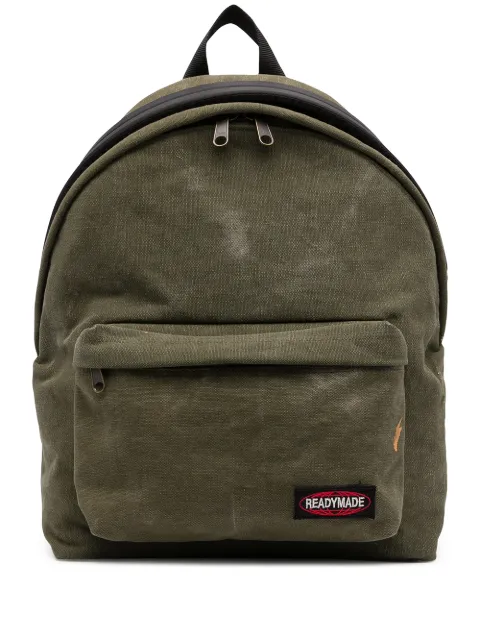 Readymade mochila con efecto envejecido