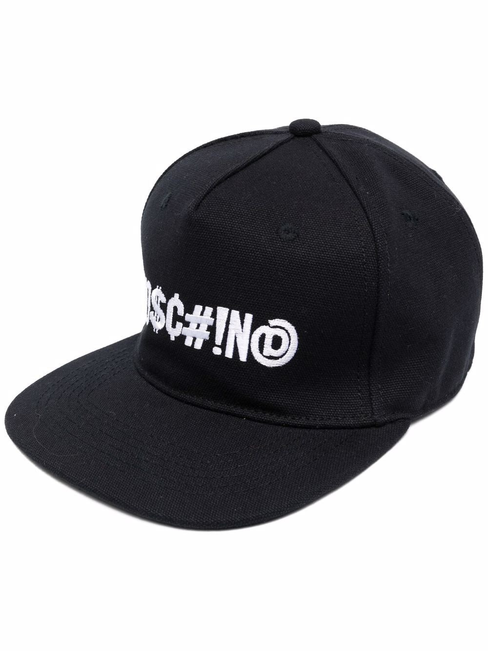 фото Moschino шестипанельная кепка с вышитым логотипом