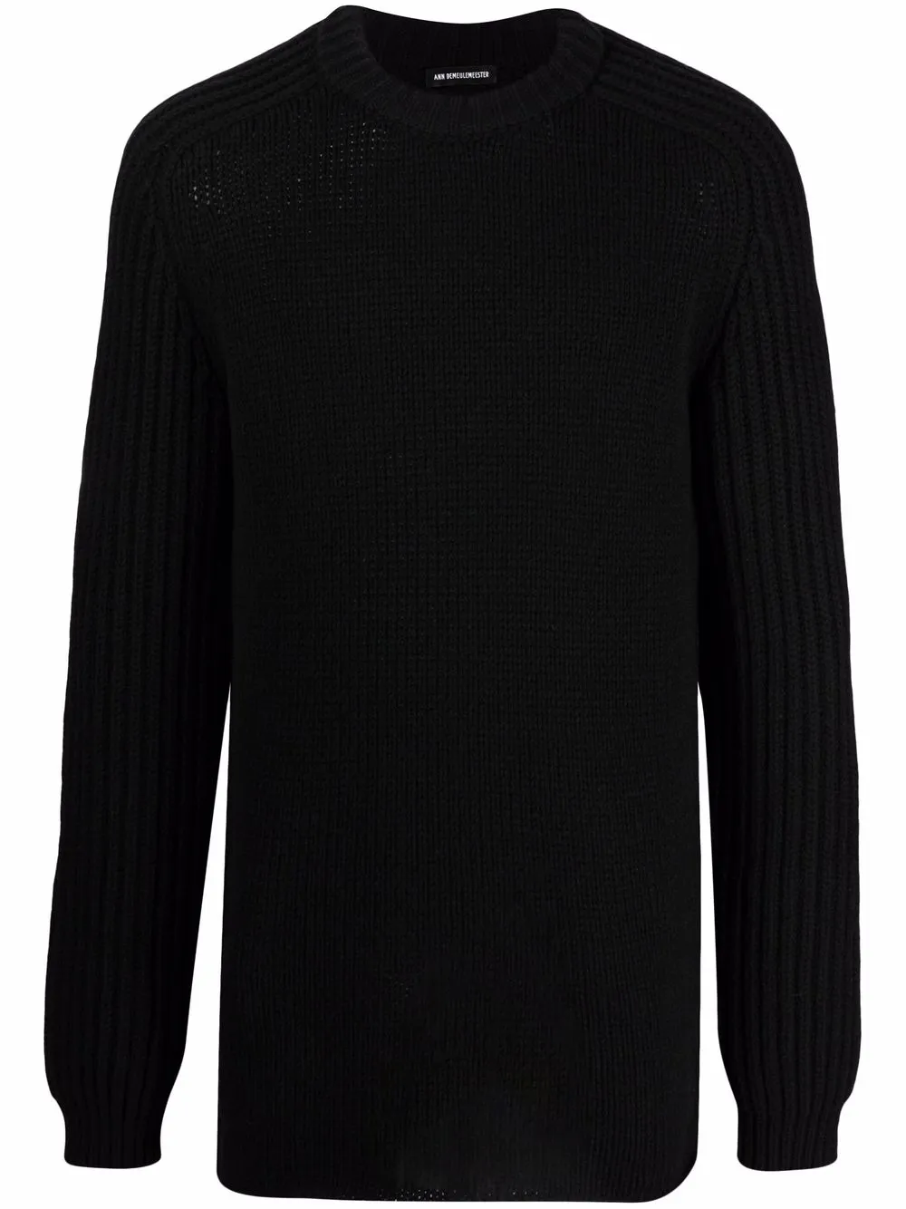 Ann Demeulemeester джемпер с рукавами в рубчик