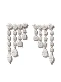 Anita Ko 18kt white gold drop diamond earrings - Silver