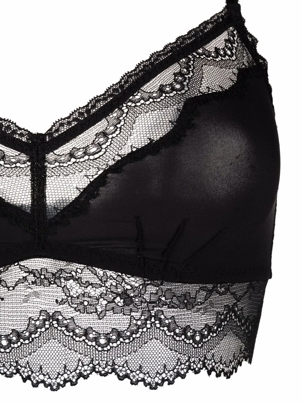 фото Stella mccartney бюстгальтер-бралетт с кружевом