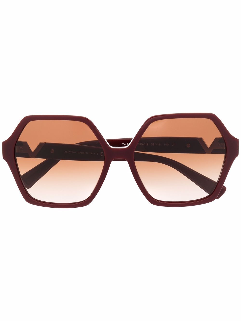 фото Valentino eyewear солнцезащитные очки с логотипом vlogo signature