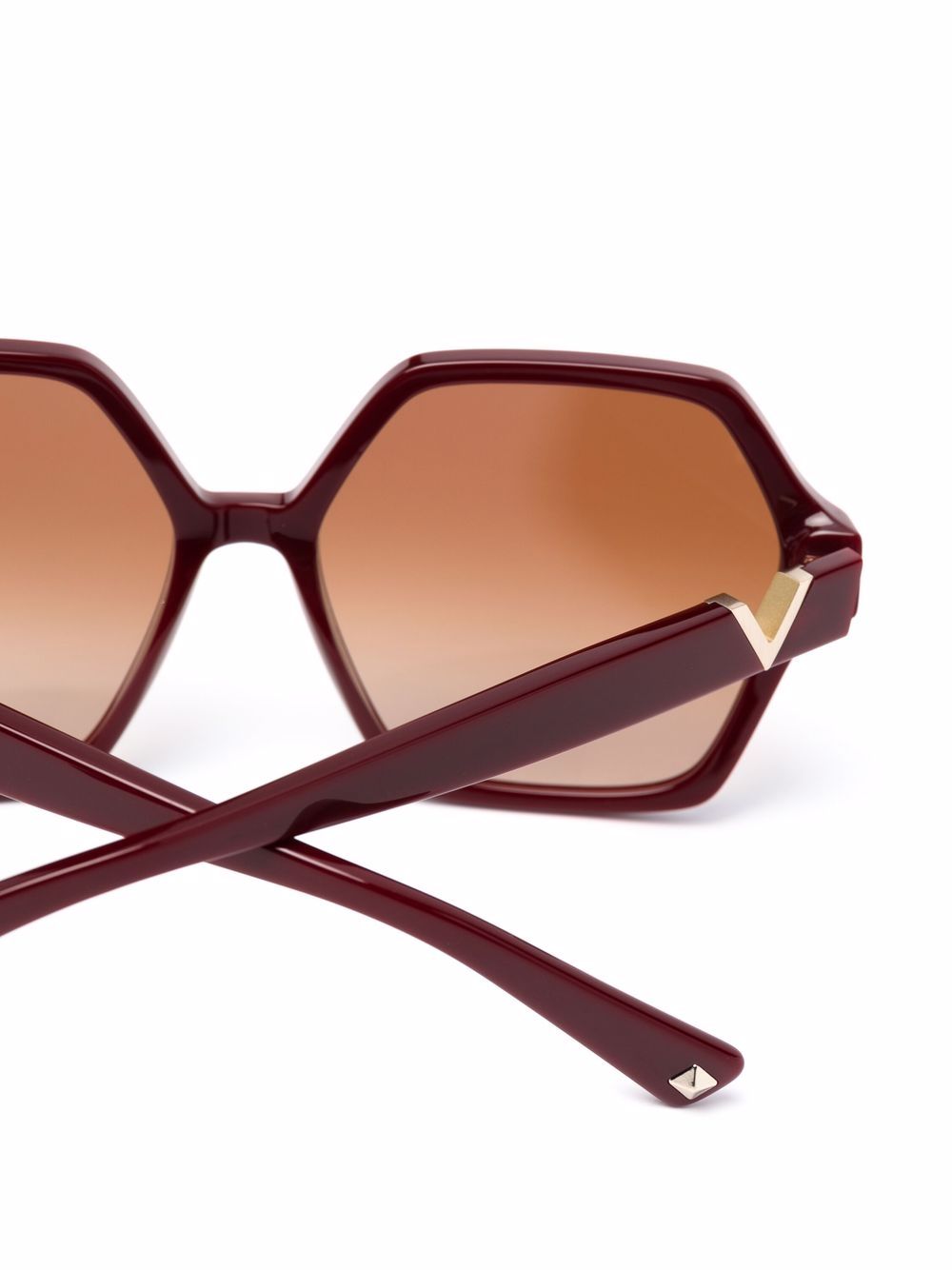 фото Valentino eyewear солнцезащитные очки с логотипом vlogo signature