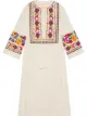 Afbeelding 1 van Gucci Jurk met geborduurde bloemen