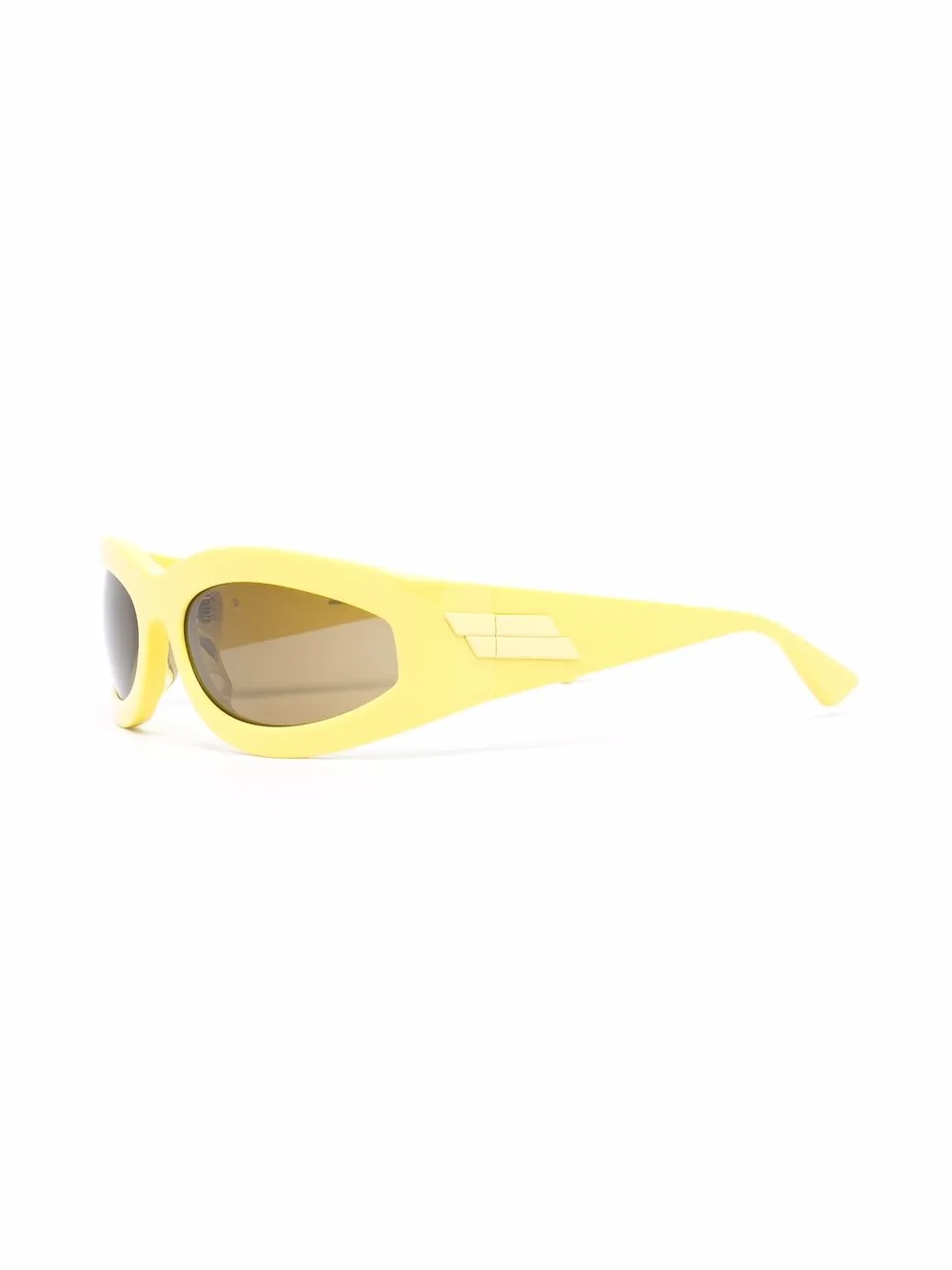 фото Bottega veneta eyewear солнцезащитные очки в овальной оправе