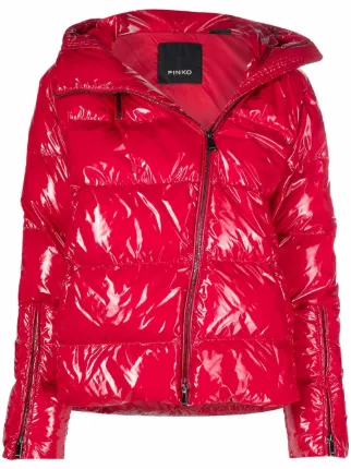 pinko red jacket