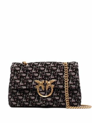 PINKO Love Monogram Crossbody Bag - Farfetch