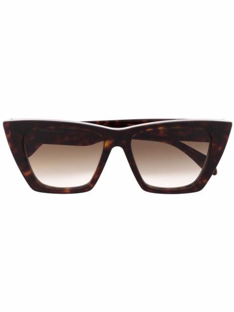 Alexander McQueen Eyewear tortoiseshell cat-eye sunglasses