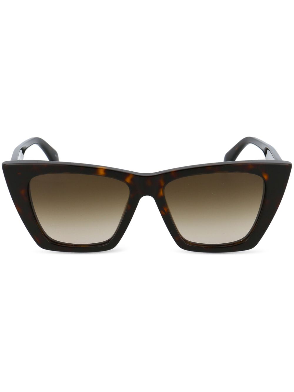 Alexander McQueen Eyewear tortoiseshell cat-eye sunglasses - Brown