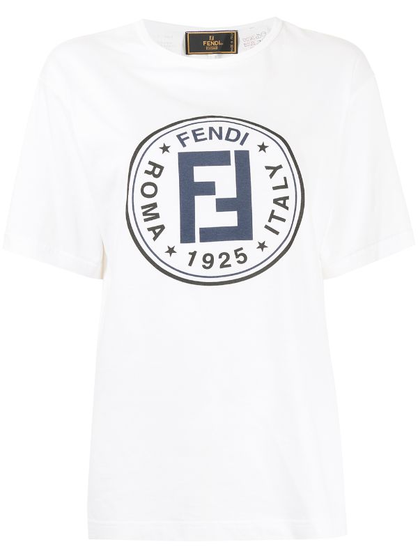 Fendi Pre-Owned フェンディ ロゴ Tシャツ - Farfetch