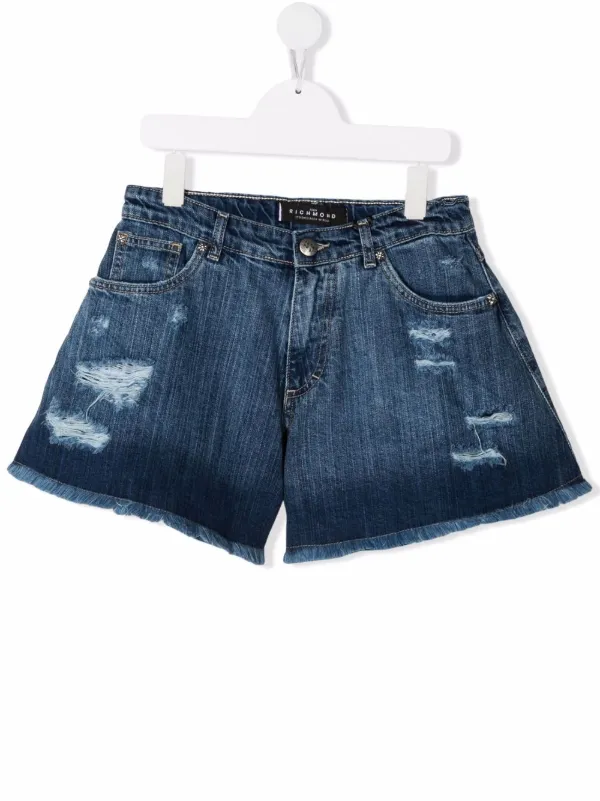 Branded denim shorts Clearance