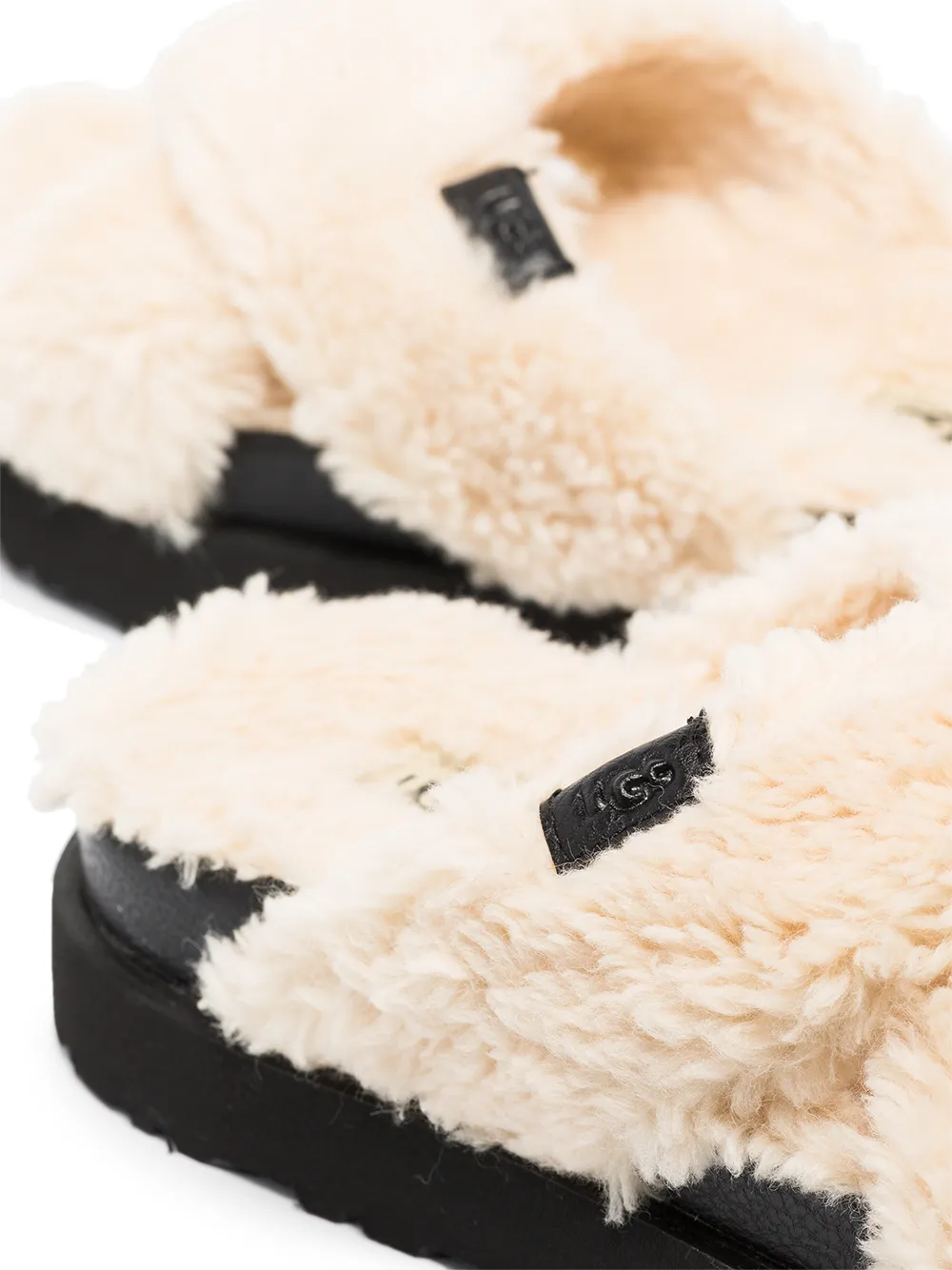 UGG Fuzz Sugar crossover-strap Slide Sandals - Farfetch