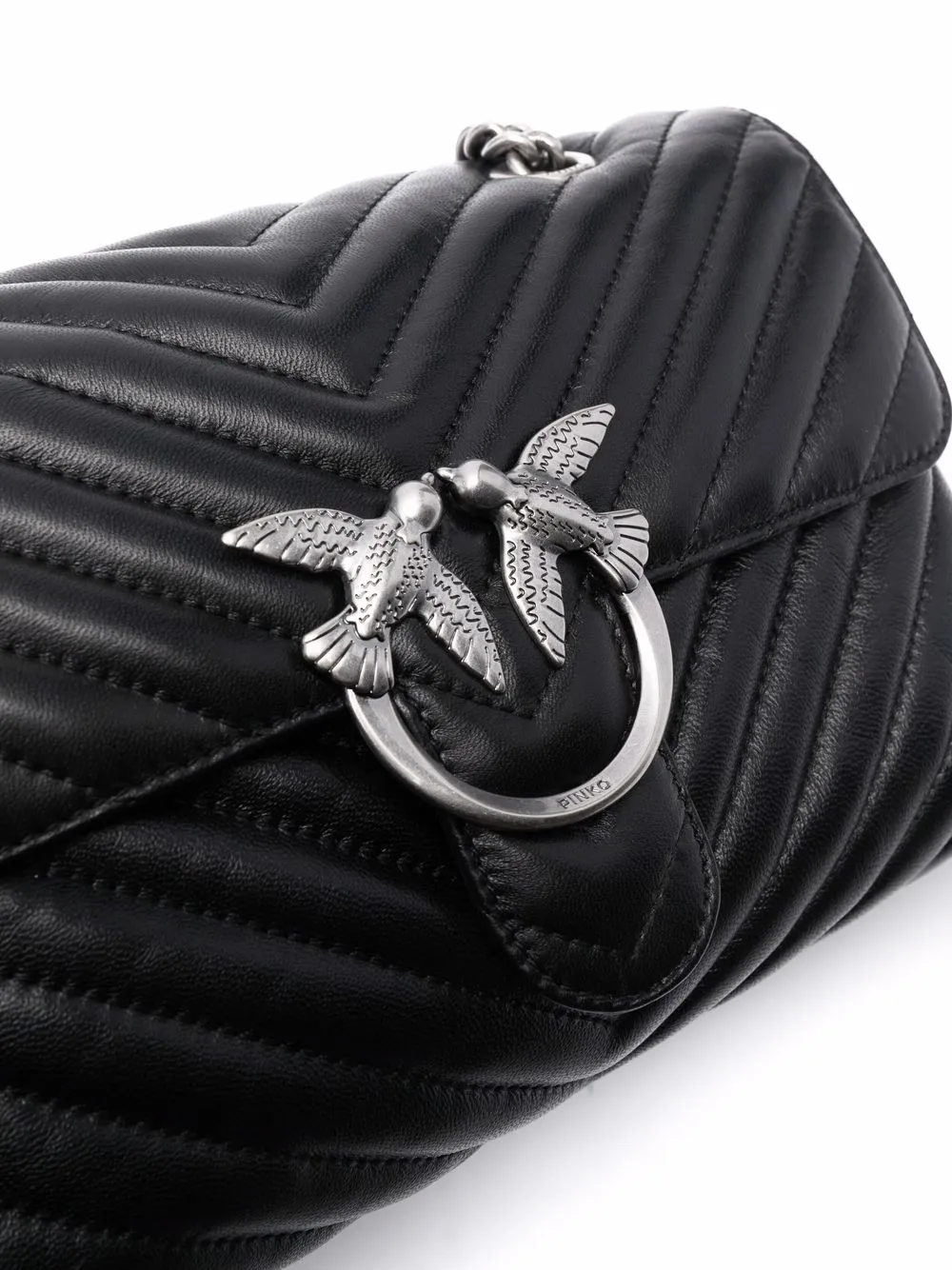 фото Pinko стеганая сумка-сэтчел