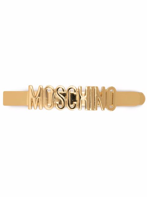 Moschino clip para el pelo con logo