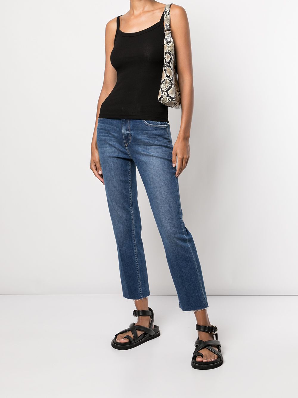 Image 2 of L'Agence Sada high-rise cropped jeans