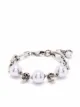 Image 1 of Alexander McQueen skull pearly bead bracelet