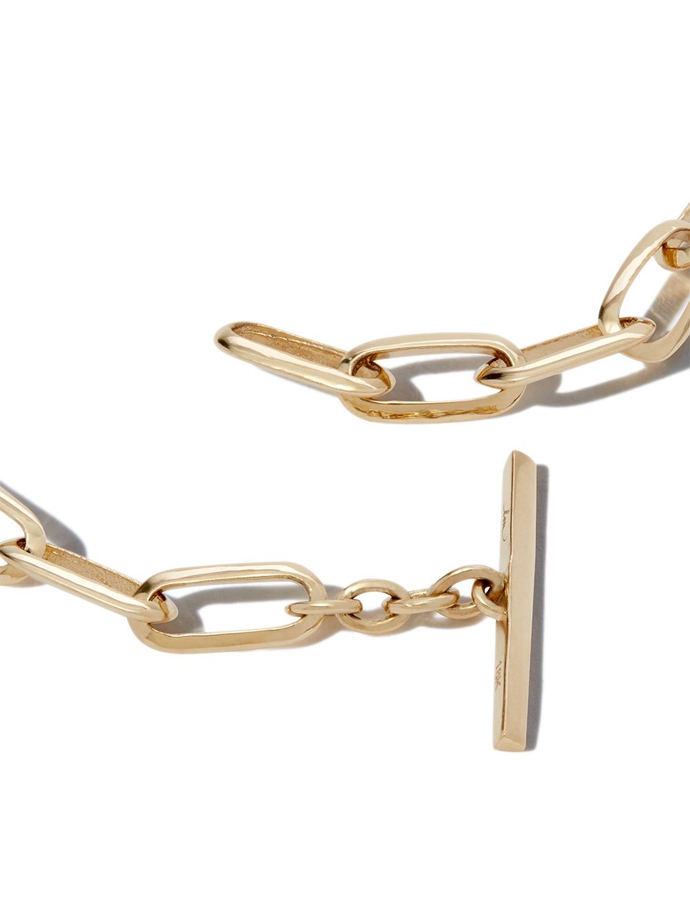 фото Lizzie mandler fine jewelry l mandler 18k yg knife edge 20in chain l