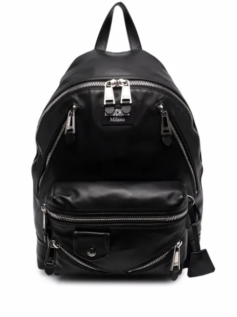 Moschino biker-style backpack