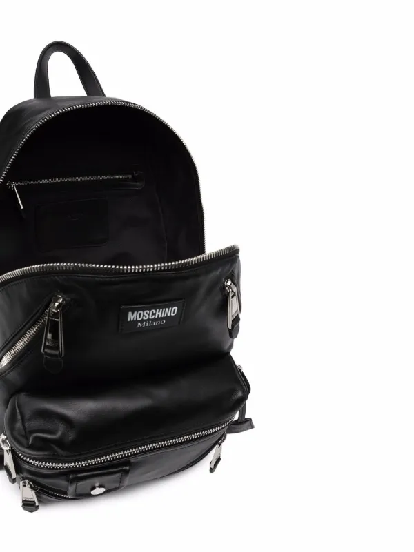 Moschino biker backpack top