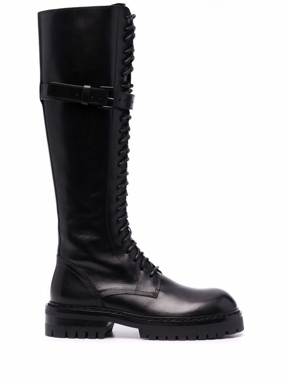 Image 1 of Ann Demeulemeester buckle-fastening leather combat boots