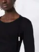 Ann Demeulemeester long-sleeved draped strap top