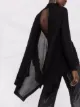 Ann Demeulemeester draped open-back jumper