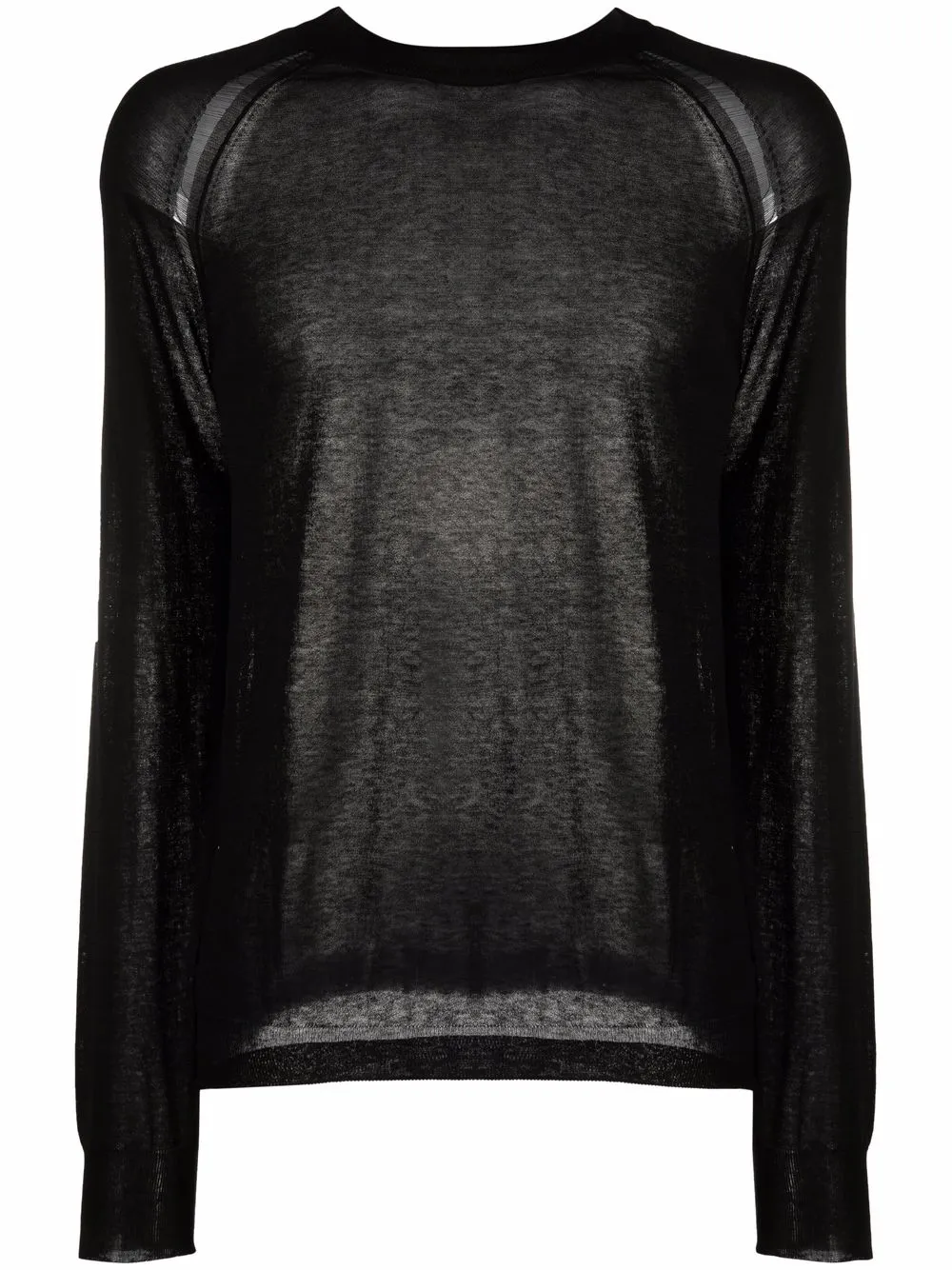 Ann Demeulemeester трикотажный джемпер с эффектом потертости