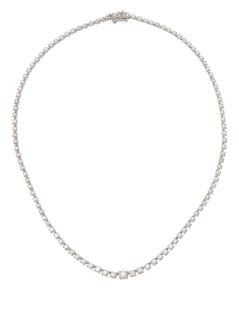 

Anita Ko collar en oro blanco de 18kt - Plateado