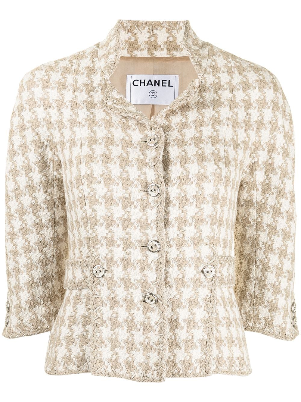 Chanel Chanel Pre-Owned 2000s Cropped Tweed Jacket - Farfetch