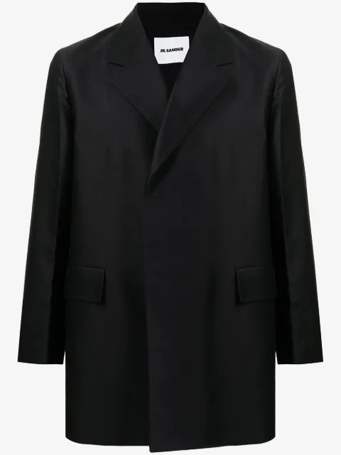 Jil Sander 单排扣裹身式西装夹克