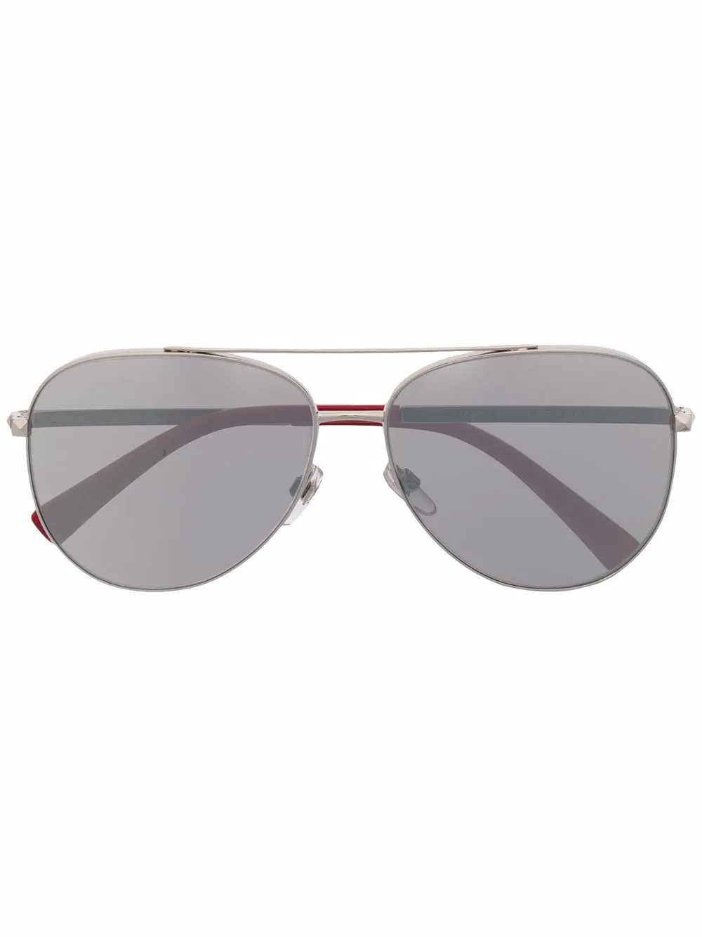 фото Valentino eyewear солнцезащитные очки-авиаторы rockstud