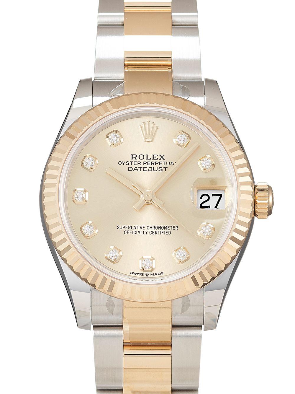 фото Rolex наручные часы datejust pre-owned 31 мм 2021-го года