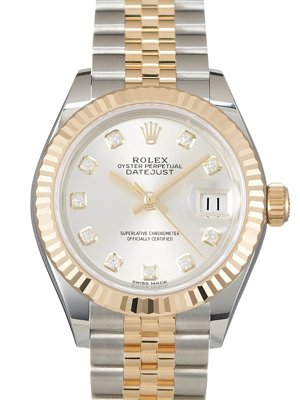 фото Rolex наручные часы lady-datejust pre-owned 28 мм 2021-го года