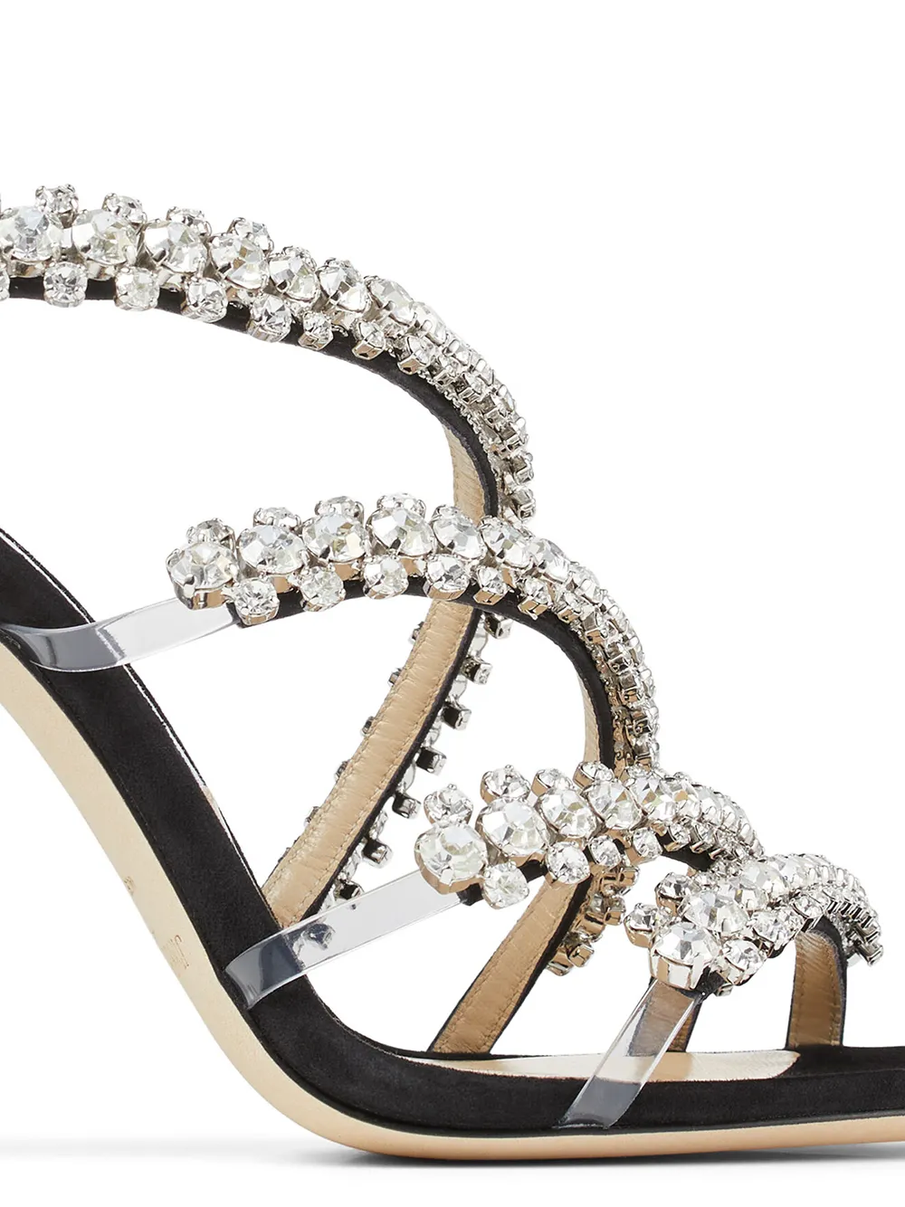 Jimmy choo rhinestone discount heels