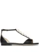 Imagem 1 de Jimmy Choo Sandália Bella com aplicação de esferas peroladas