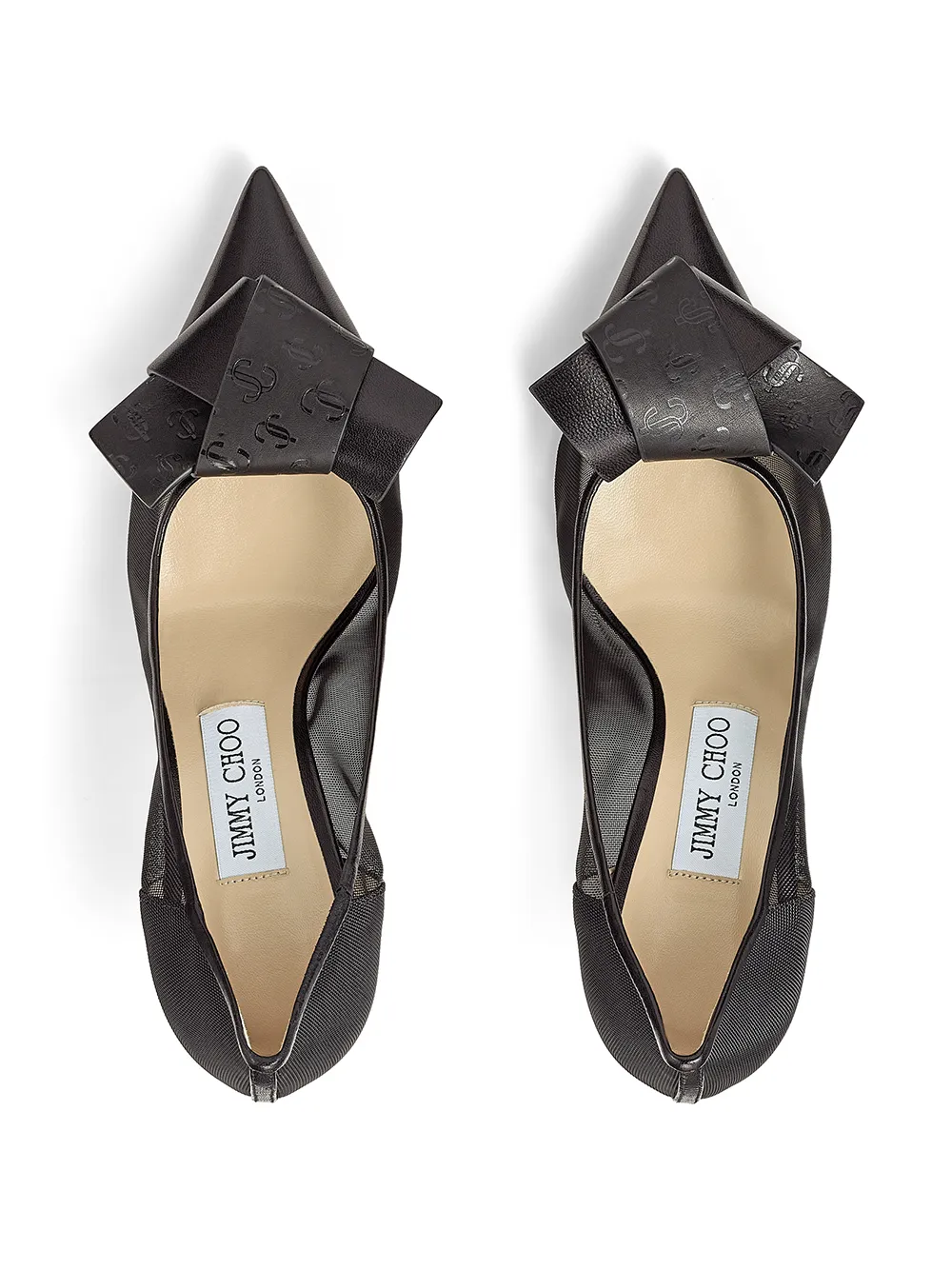 фото Jimmy choo туфли lani 85 с бантом