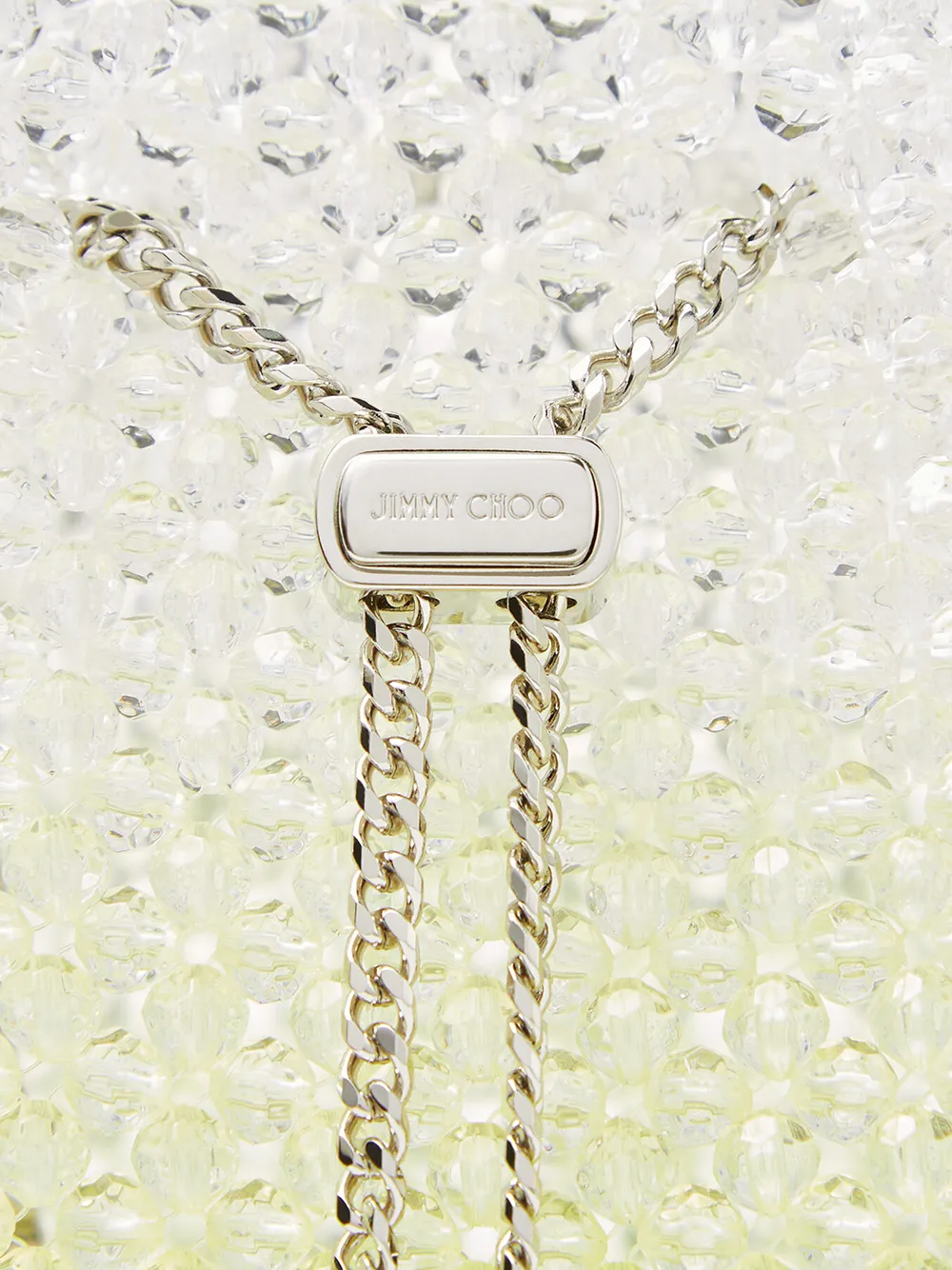 фото Jimmy choo сумка-ведро bon bon из бусин