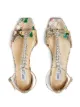 Jimmy Choo Sandália Bella com efeito pele de cobra