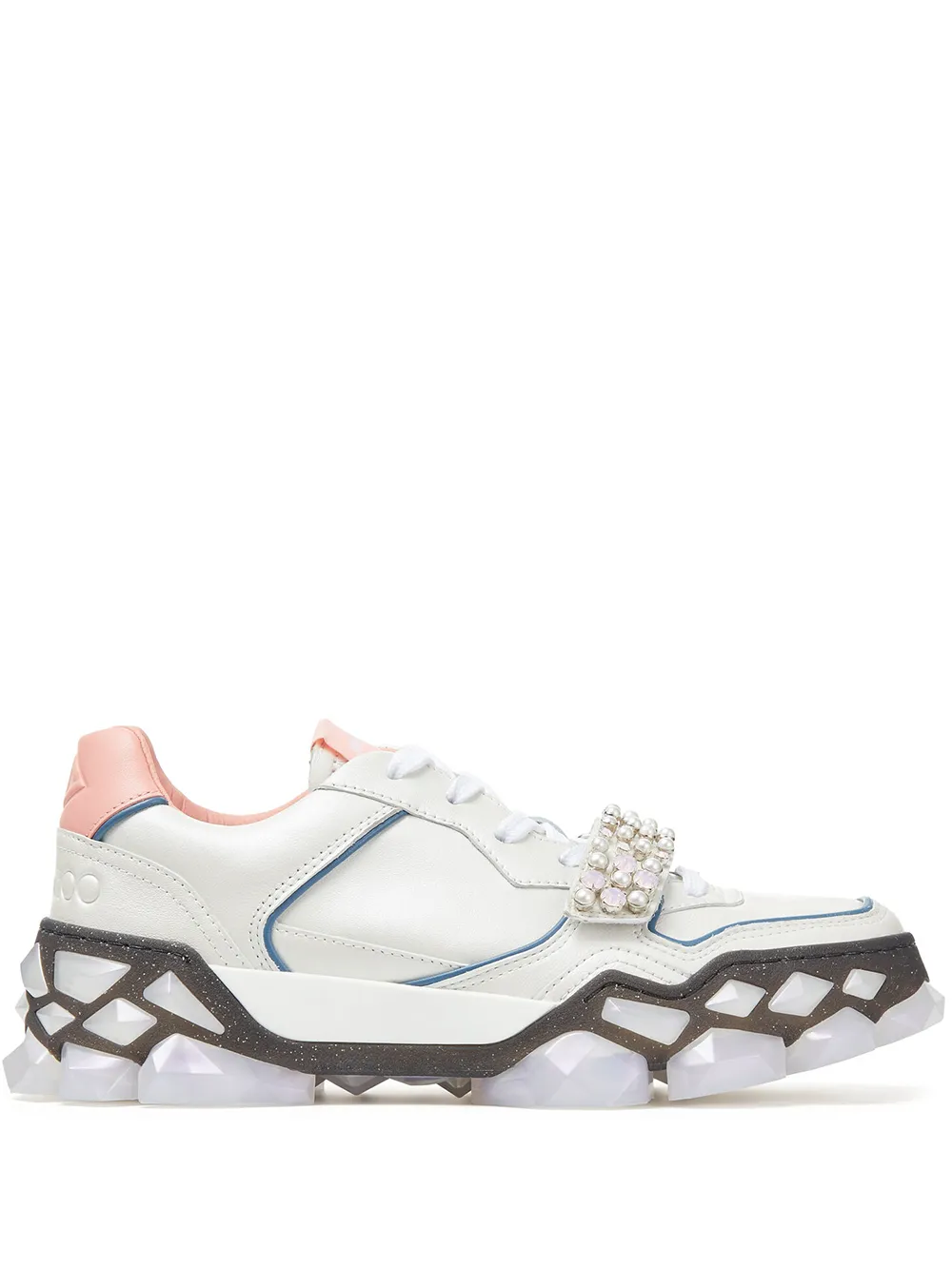 Jimmy Choo Diamond X Strap F low-top sneakers White