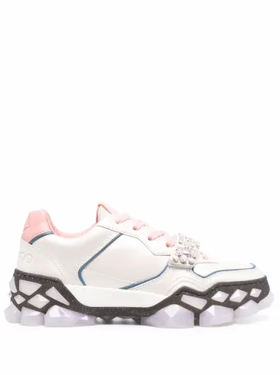 Jimmy Choo Diamond X Strap/F low-top sneakers white | MODES