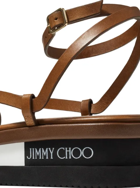Jimmy Choo Pine Flat Sandals - Farfetch