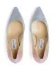Jimmy Choo Sapato Romy degradê com salto 100mm