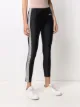 Roberto Cavalli glitter-panel leggings