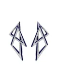 Stephen Webster 18kt white gold Vertigo infinity diamond earrings - Silver
