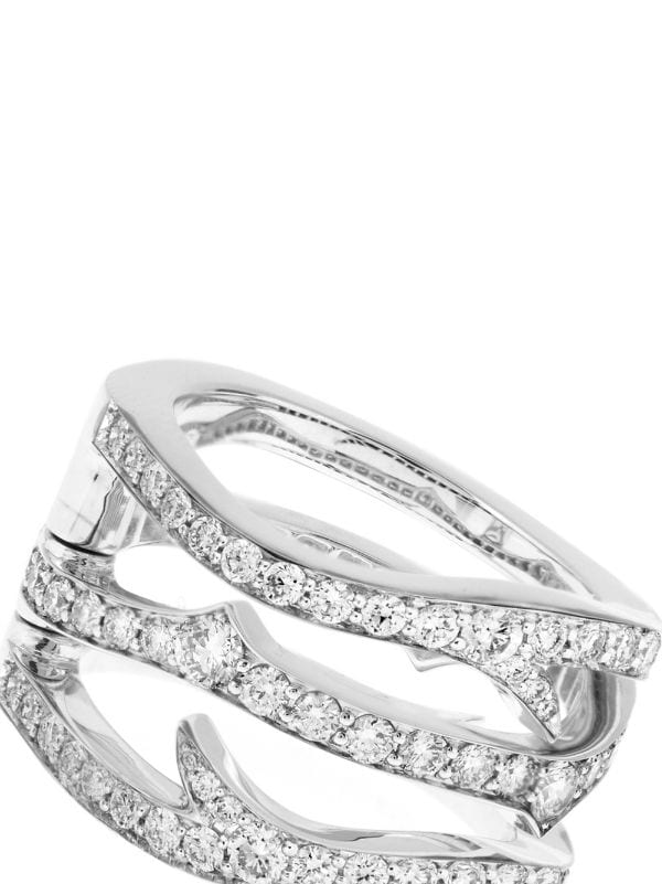 Louis Vuitton White Gold And Diamond Convertible Necklace Bracelet