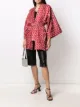 Imagen 2 de Atu Body Couture kimono de seda con estampado geométrico