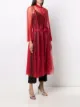 Atu Body Couture kimono plisado semitraslúcido